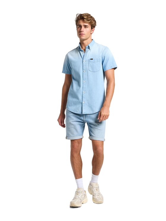 Lee Lee Koszula 112363898 Niebieski Regular Fit