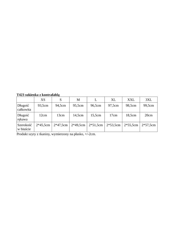 Tessita Tessita Sukienka codzienna T423/5/L Czarny Regular Fit