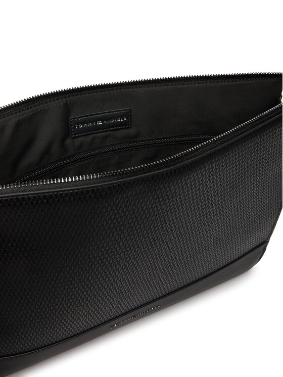 Tommy Hilfiger Tommy Hilfiger Futrola za laptop Metal Logo Woven Laptop Sleeve AM0AM14303 Crna