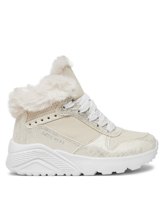 Skechers Členková obuv Uno Lite - Comfurt Collar 310396L/NAT Écru