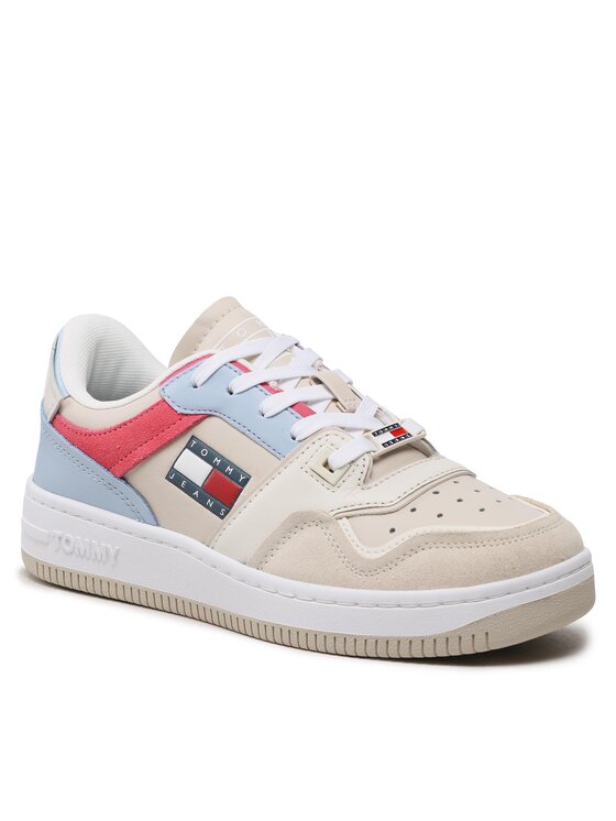 Tommy Jeans Tommy Jeans Sneakersy Basket Wmn EN0EN02052 Béžová