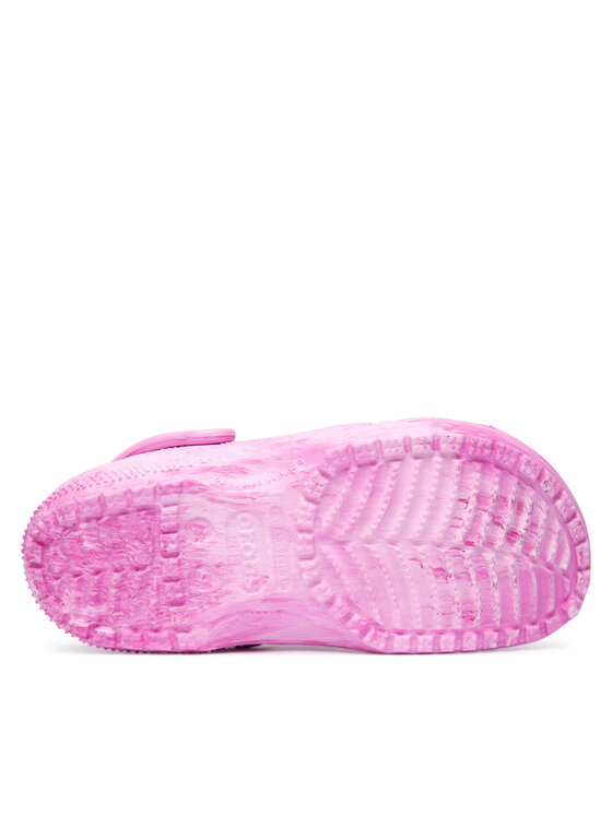 Crocs Crocs Natikači Classic Watercolor Marbled Clog 211583 Roza