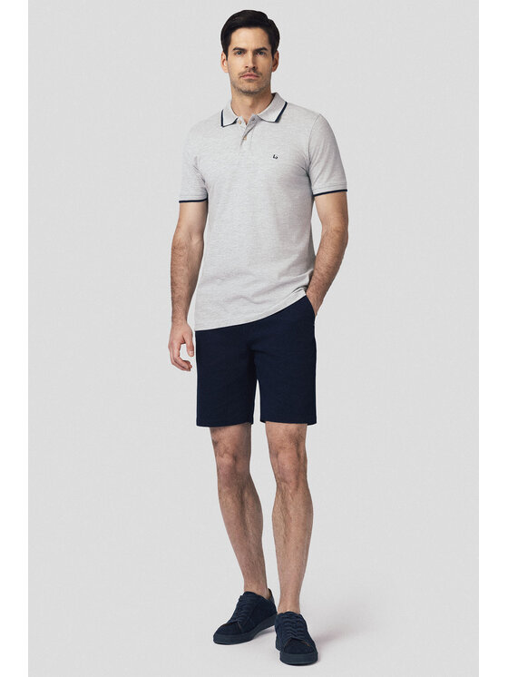 Lancerto Lancerto Szorty materiałowe Vaasa SZO082125000008 Granatowy Regular Fit