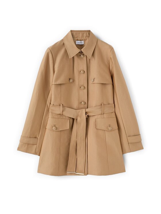Motivi Motivi Cappotto invernale 0022Q000655N012 Beige Regular Fit