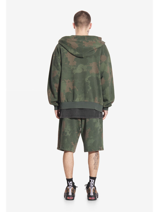 PROSTO. PROSTO. Szorty sportowe WW021 Zielony Oversize