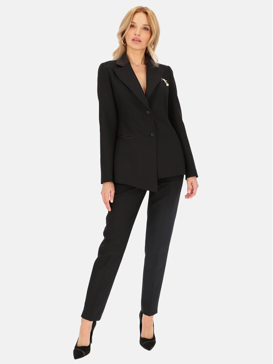 L’AF L’AF Spodnie damskie Orli Czarny Regular Fit