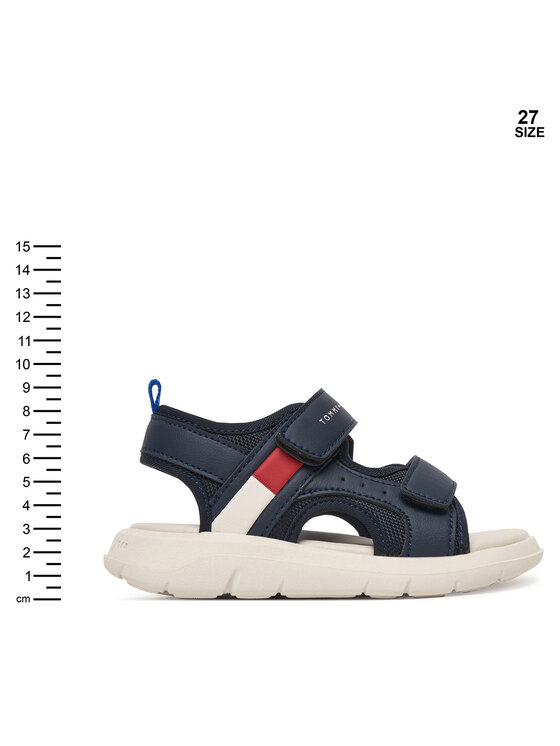 Tommy Hilfiger Tommy Hilfiger Sandaalid Velcro Sandal T1B2-34386-1591 Tumesinine