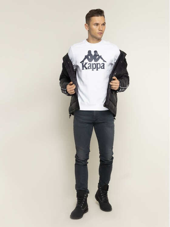 Kappa Kappa Sweatshirt Sertum 703797 Weiß Regular Fit