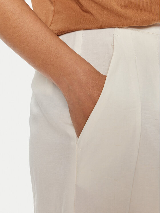 ViCOLO ViCOLO Bermudu šorti TB1568 Écru Regular Fit