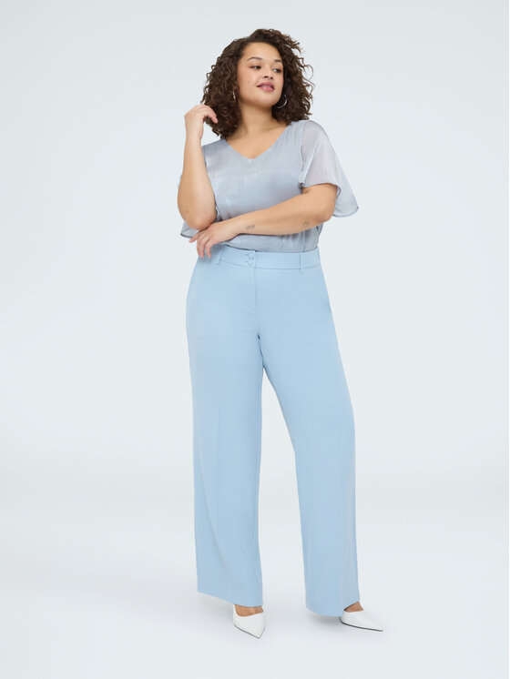 Fiorella Rubino Fiorella Rubino Bluzka 2053T002436N003 Szary Regular Fit