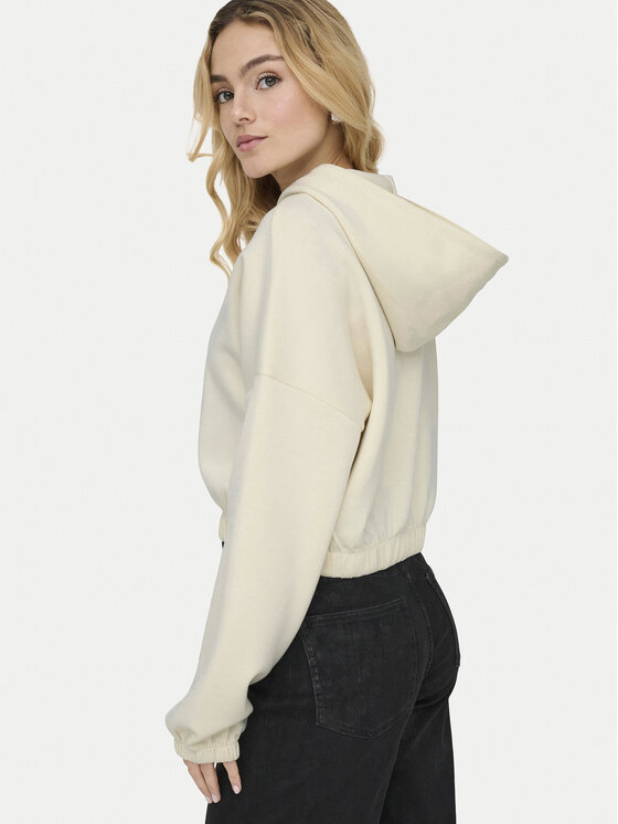 ONLY ONLY Mikina Scarlett 15346449 Écru Regular Fit