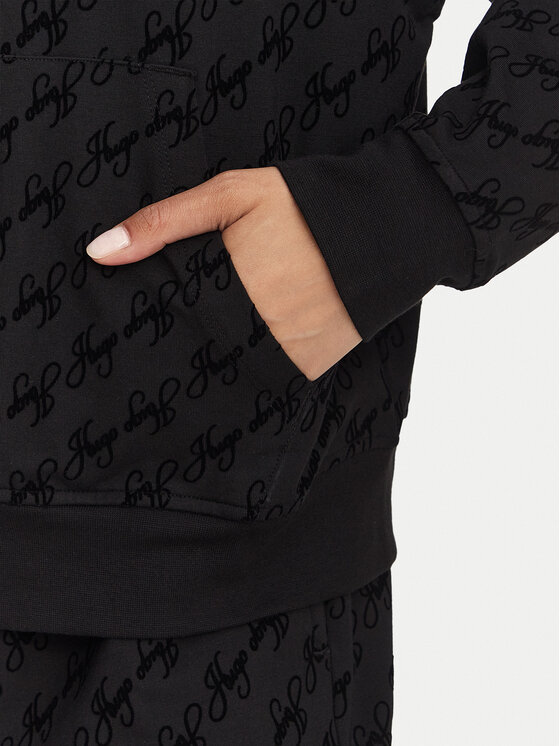 HUGO HUGO Felpa Flokky 50566669 Nero Relaxed Fit