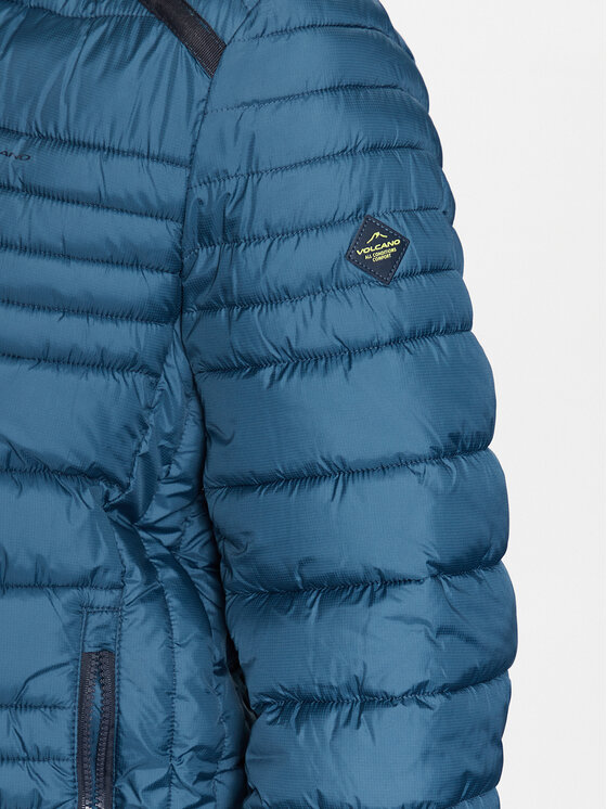 Volcano Volcano Kurtka przejściowa Bartley M06190-S23 Niebieski Regular Fit