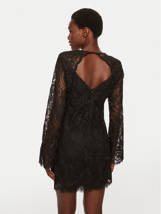 TWINSET TWINSET Rochie cocktail 242TP2467 Negru Regular Fit