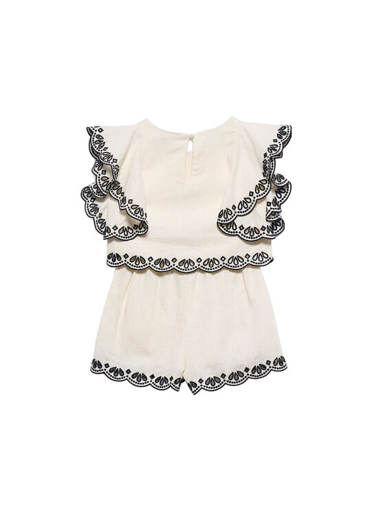 Abel & Lula Abel & Lula Completo sportivo maglietta e shorts 5211 Écru Regular Fit