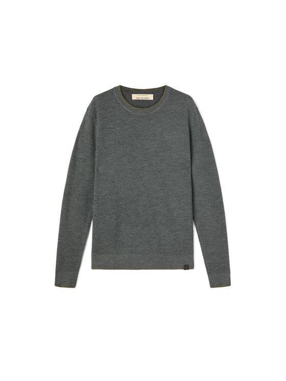 Trussardi Trussardi Cardigan M2418000301N0M3 Grigio Regular Fit