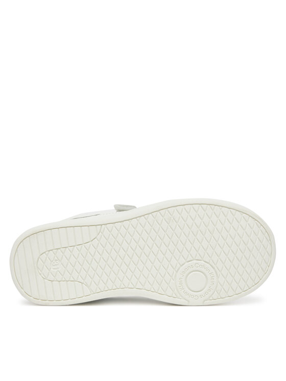 Calvin Klein Jeans Calvin Klein Jeans Laisvalaikio batai Low Cut Lace-Up/ Velcro Sneaker V1X9-82077-1355 S Balta
