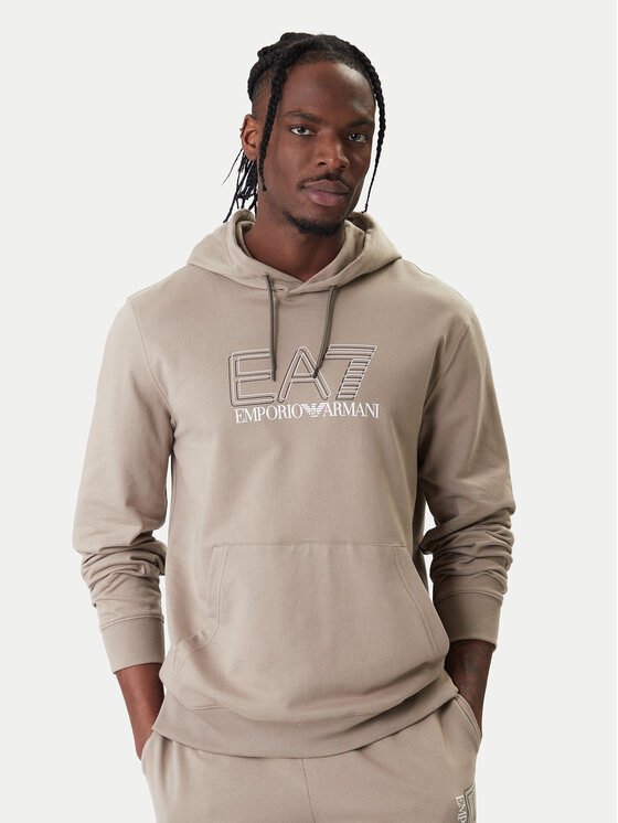 EA7 Emporio Armani EA7 Emporio Armani Mikina 7M001313 AF13512 U6167 Béžová Regular Fit