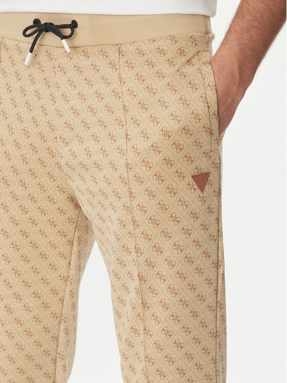 Guess Guess Долнище анцуг Korbin Z2BB05 FL04Q Бежов Regular Fit