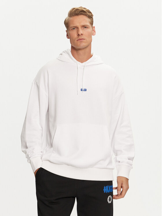 HUGO Hugo Felpa Nalonso 50522374 Bianco Regular Fit