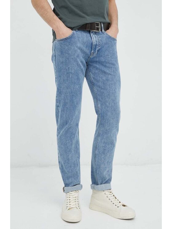 Lee Lee Jeansy RIDER Niebieski Slim Fit