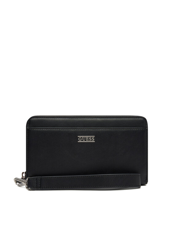 Guess Duży Portfel Męski SMNEBR LEA77 Czarny