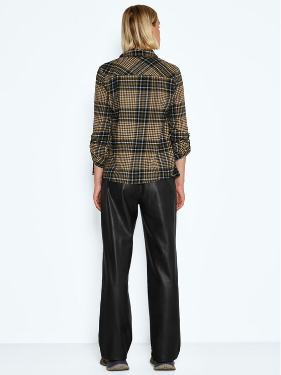 Noisy May Noisy May Pantaloni in similpelle Luke 27022747 Nero Straight Fit