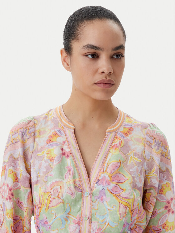 Hale Bob Hale Bob Vestito estivo with linen 4ZCA612M Multicolore Regular Fit