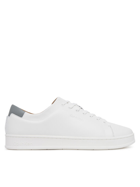Sneakers Calvin Klein Pure Low Laceup Cupsole Hf Lth HM0HM01859 Alb