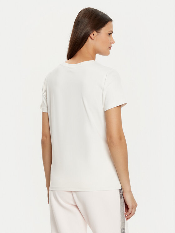 Guess Guess Tričko V4YI09 J1314 Écru Oversize