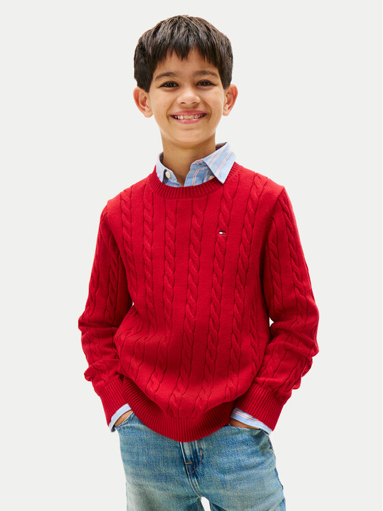 Tommy Hilfiger Tommy Hilfiger Maglione KB0KB09753 Rosso Regular Fit