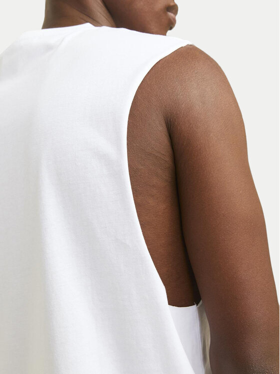 Jack&Jones Jack&Jones Tank top Jjestar 12249131 Λευκό Oversize