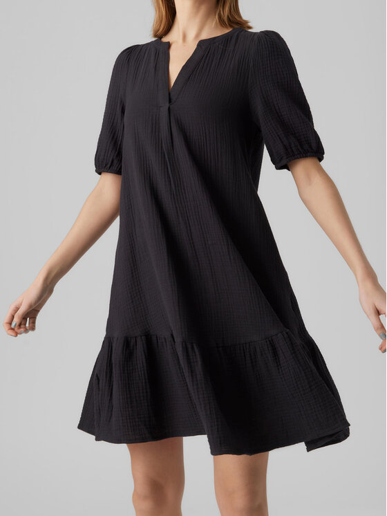 Vero Moda Vero Moda Ikdienas kleita Natali 10279682 Melns Regular Fit