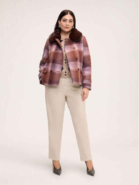 Fiorella Rubino Fiorella Rubino Płaszcz zimowy 8057T000405N0V2 Brązowy Regular Fit