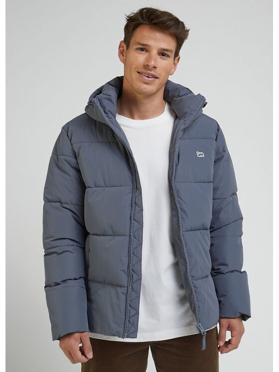 Lee Lee Giubbotto invernale PUFFER JACKET Grigio Regular Fit
