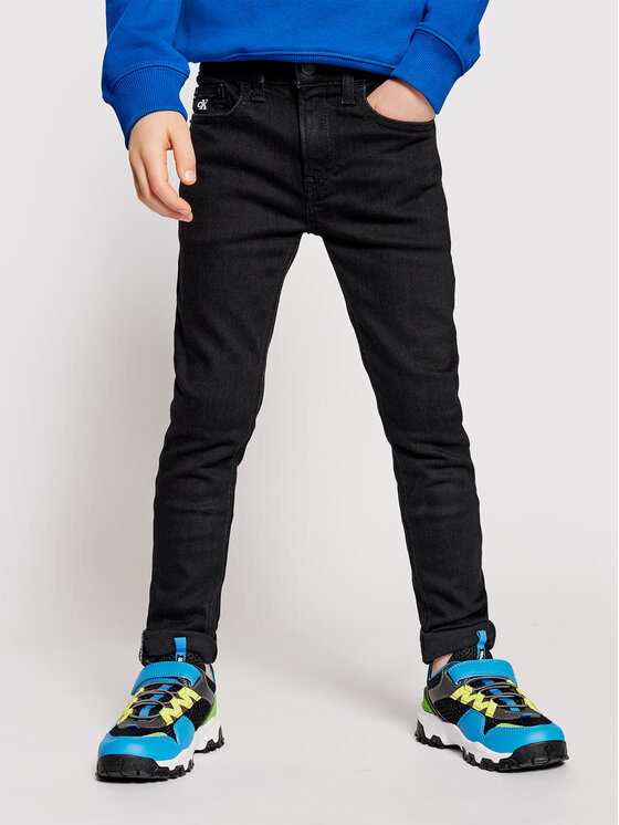 Calvin Klein Jeans Calvin Klein Jeans Джинси IB0IB00766 Чорний Slim Fit