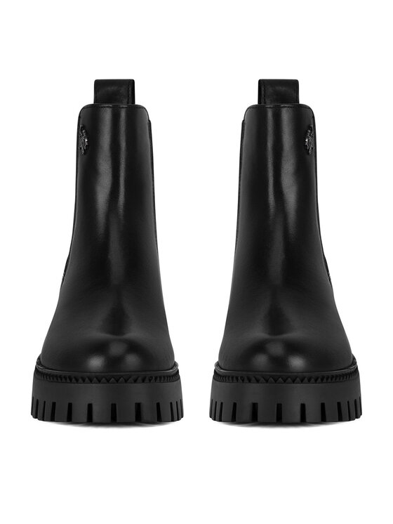 U.S. Polo Assn. U.S. Polo Assn. Kotníková obuv s elastickým prvkem ZUMBA001W/DLE1 Černá