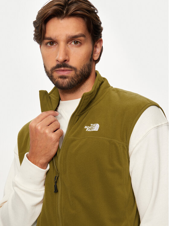 The North Face The North Face Prsluk Glacier NF0A7SSL Zelena Regular Fit