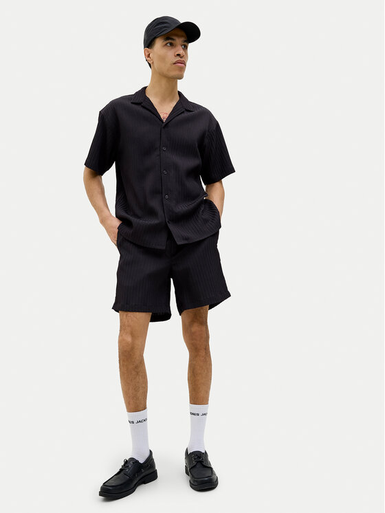 Jack & Jones Jack & Jones Szorty materiałowe Jaiden 12269672 Czarny Relaxed Fit