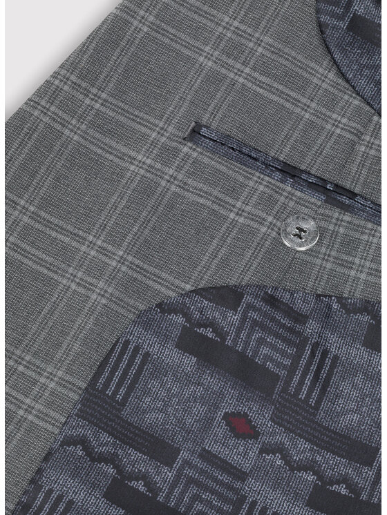 Pako Lorente Pako Lorente Marynarka P23WF-3G-003 Szary Slim Fit