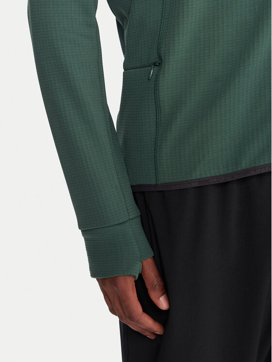 Quiksilver Quiksilver Технічний світшот Steep Point EQYPF03078 Зелений Slim Fit
