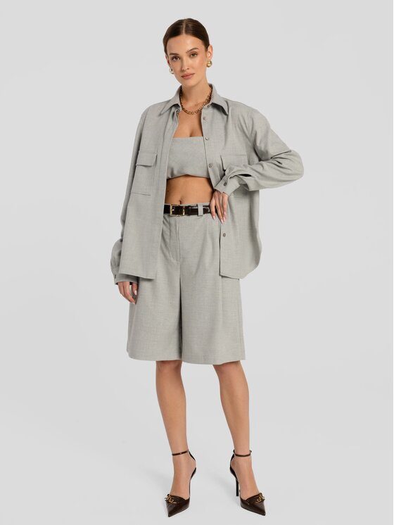 MANDRAGORA MANDRAGORA Camicia Omaro Grigio Standard Fit