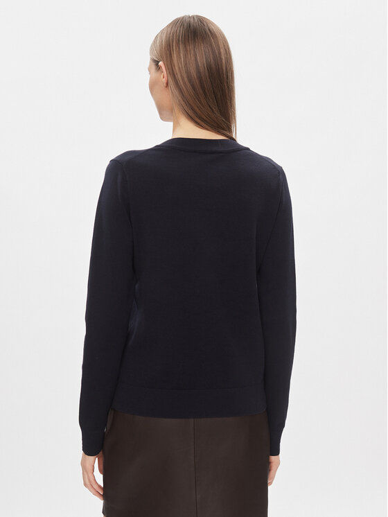 Tommy Hilfiger Tommy Hilfiger Sweater WW0WW42049 Sötétkék Regular Fit