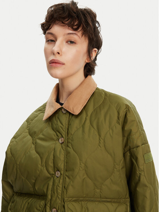 Napapijri Napapijri Hemdjacke Secret NP0A4IFA Grün Regular Fit