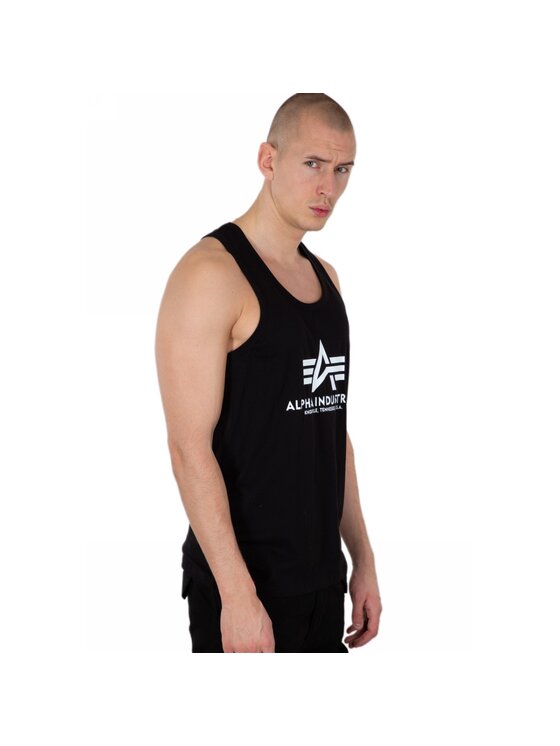 Alpha Industries Alpha Industries Tank top AI.116513-03 Čierna Basic Fit