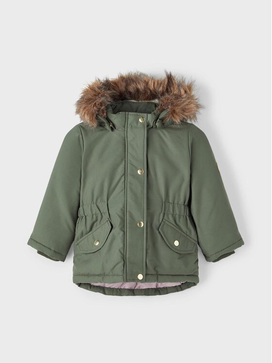 NAME IT NAME IT Зимова куртка 13216492 Зелений Regular Fit