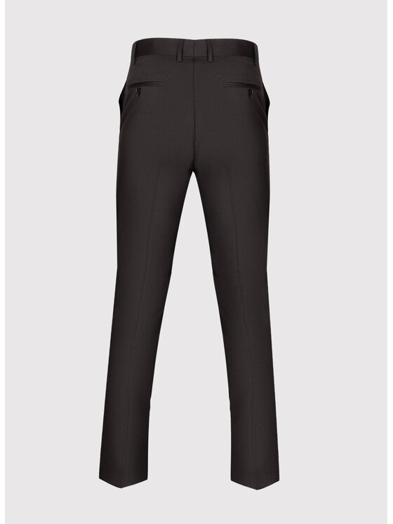Pako Lorente Pako Lorente Spodnie garniturowe P26SF-6G-042 Brązowy Slim Fit