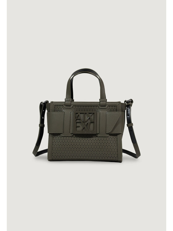 Armani Exchange Armani Exchange Torebka SHOPPING BAG Zielony