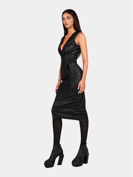 MADE BY SOCIETY MADE BY SOCIETY Sukienka codzienna Rochie CORE - D27853 Czarny Basic Fit