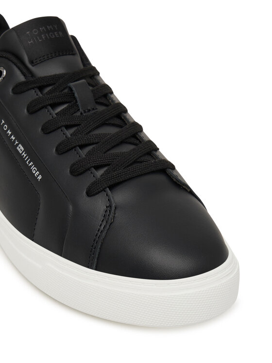 Tommy Hilfiger Tommy Hilfiger Sneakersy Icon Court Light Premium FM0FM05837 Čierna